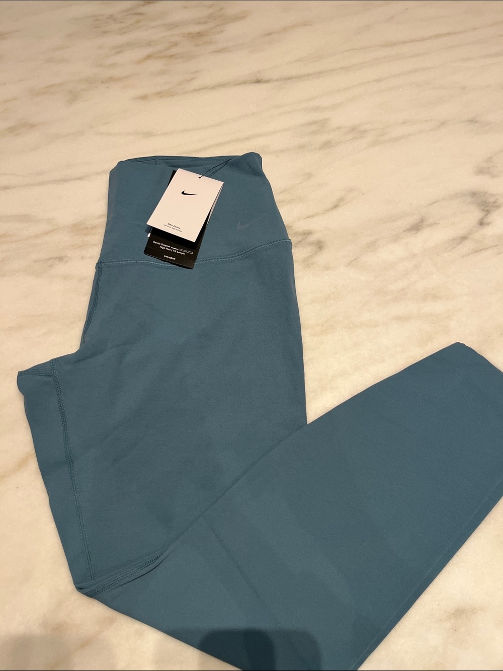 Nike Light Blue High-Waist Zenvy leggings